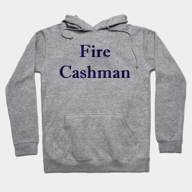 Fire Cashman Design Hoodie by Bleeding Yankee Blue